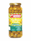 pitted green olives